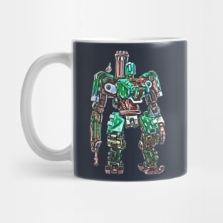 Overwatch Bastion Chirstmas Gift Wrap Skin Mug